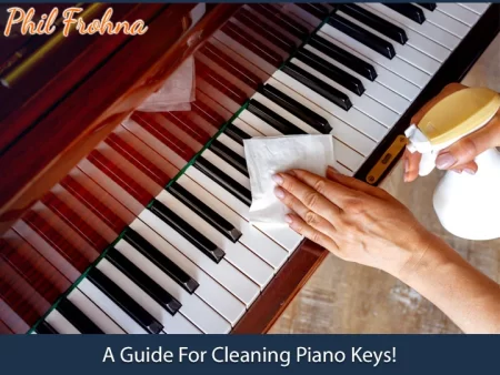 Steps for cleaning piano keys